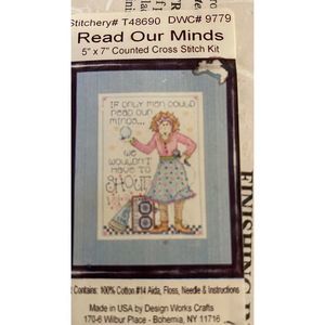 Design Works Counted Cross Stitch Kit 5 x 7 New Opened Packaging Never W…